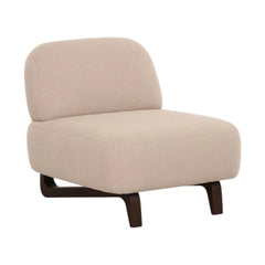 Baudin Desert Tan Performance Boucle Armless Chair