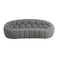 Halo Contemporary Grey Loveseat