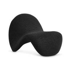 Kyle Faux Sherling Accent Chair Black