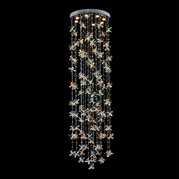 AICO Michael Amini Butterfly Dance Chandelier