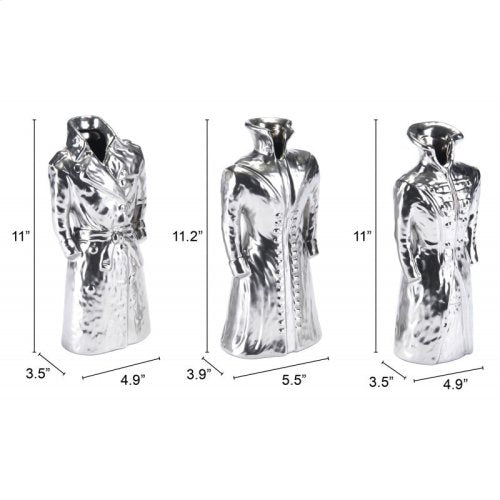 Set of 3 Matrixteers Figurines Matte Silver