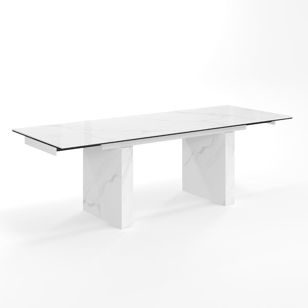 St Charles Motorized Ceramic Extension Dining Table