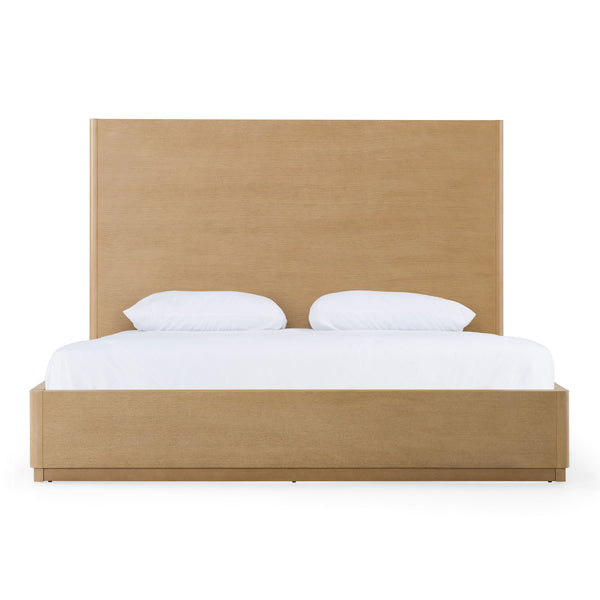 Galiano Modern Natural Oak Bed