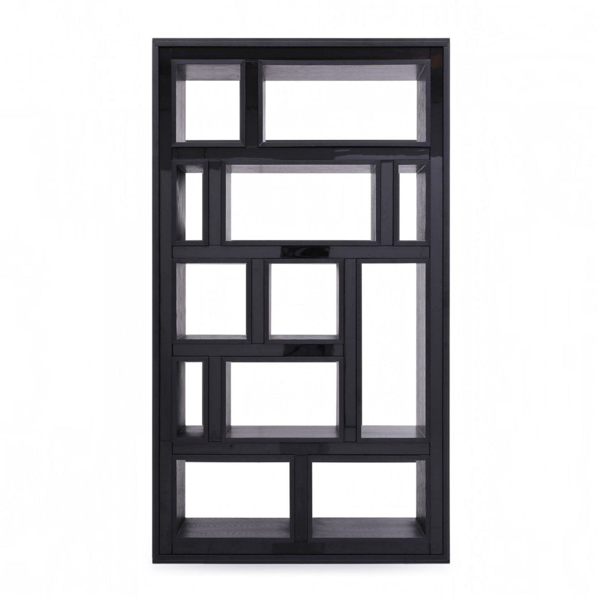 Prada - Contemporary Black Ash Bookcase Linea Urbano