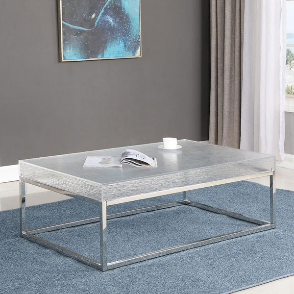 Chanel Rectangle Cocktail Table with Acrylic Top