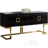Italia Buffet | Console Table Black & Gold