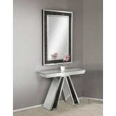 Tamilore mirrored console table with Gemstones