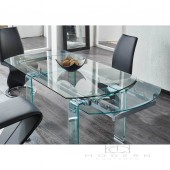 Bobois Glass Extension Dining table