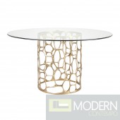 Mario Dining Table - Gold