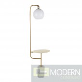 Pearl Floor Lamp with Side table