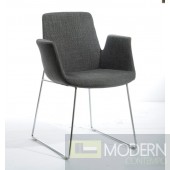 Modrest Altair Modern Grey Fabric DIning Chair