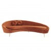 Serpentine, 3-Seater Curved Lounge Sofa