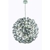 Nora Chrome 30 Light Chandelier With Clear Elegant Cut Crystal 43"