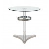 Luciano Clear Polished Counter Height Table