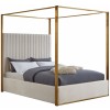 Jones Brushed Brass Canopy Bed 