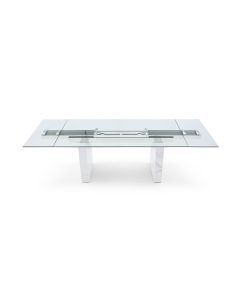 St Paul Extension Glass Dining Table