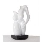 SZ0308 - Modern White Feminine Sculpture